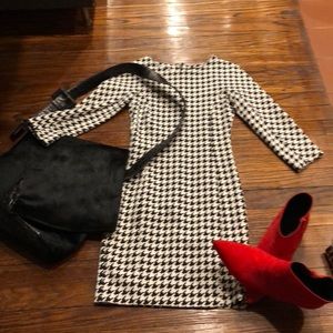 Trafallic/Zara Houndstooth Ck Dress STANDOUT
